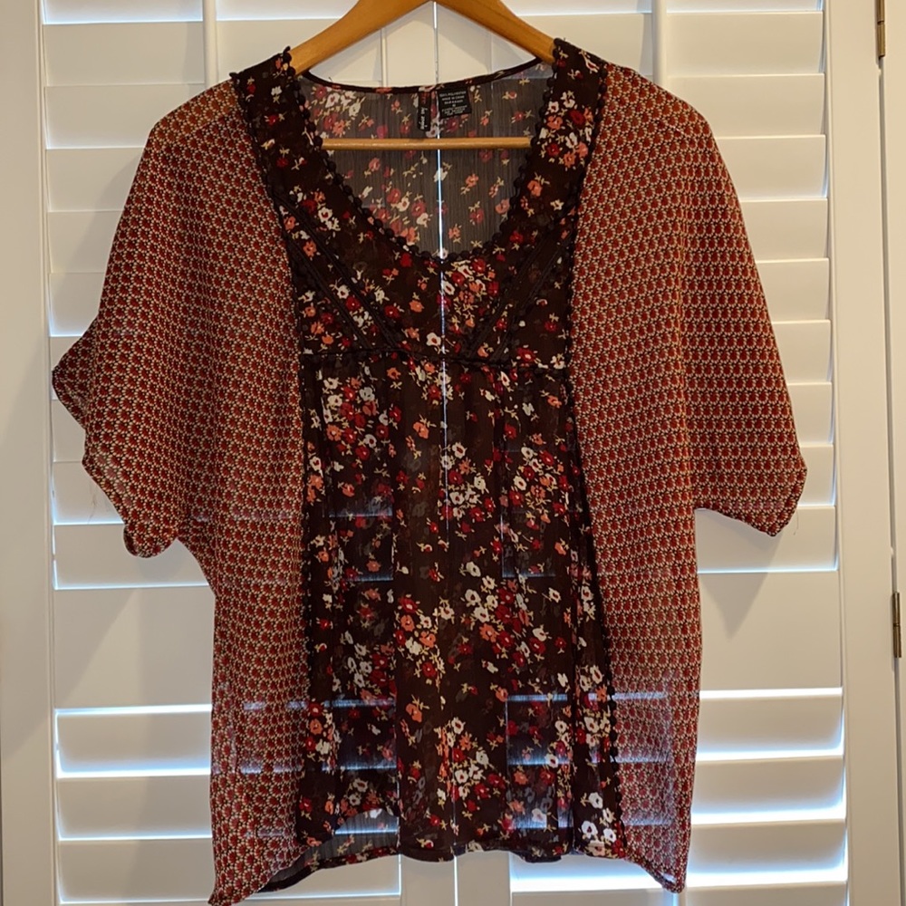 Boho top multicolored S